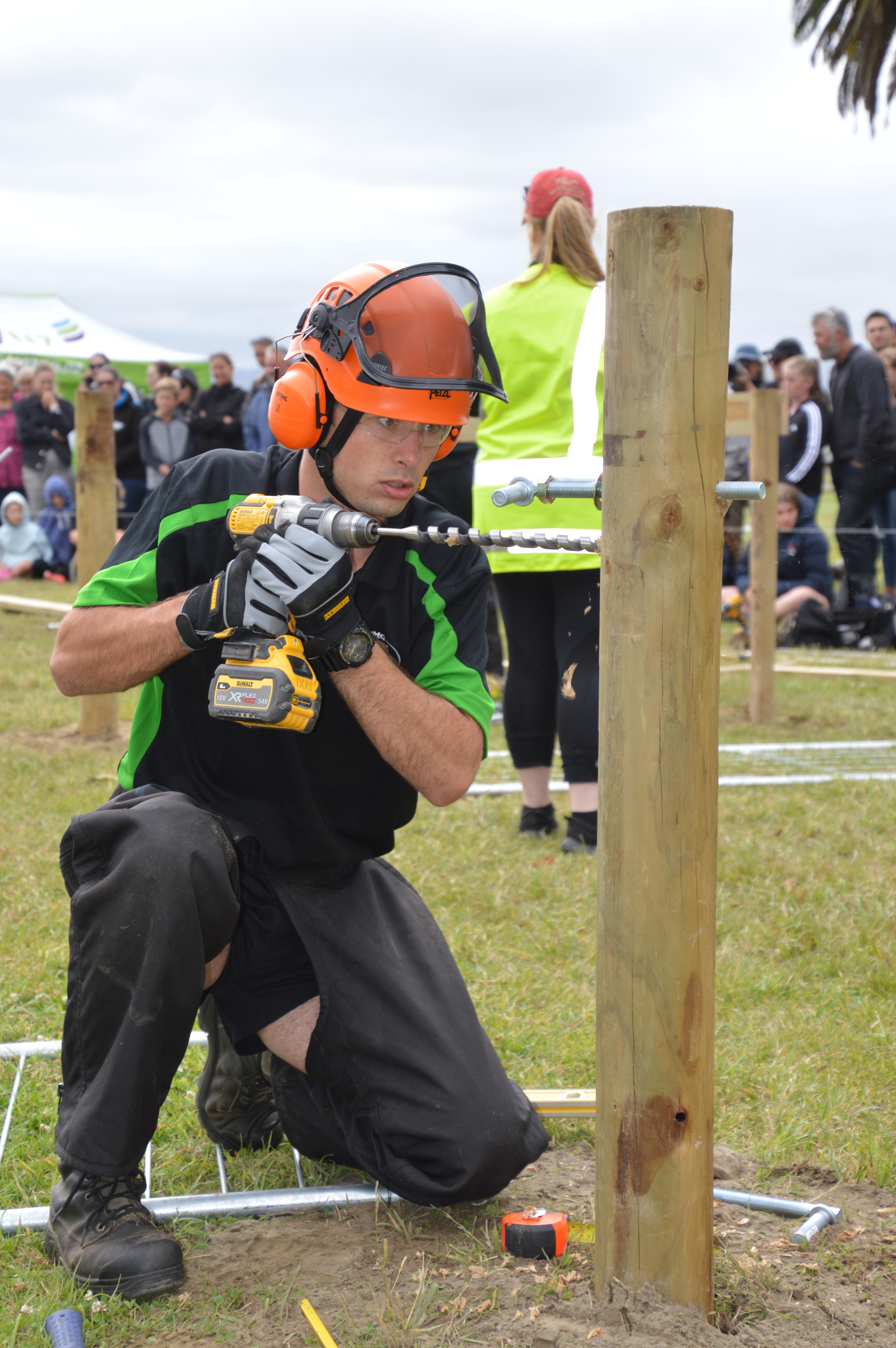 1st place Jake Jarman during a head to head at practical day 