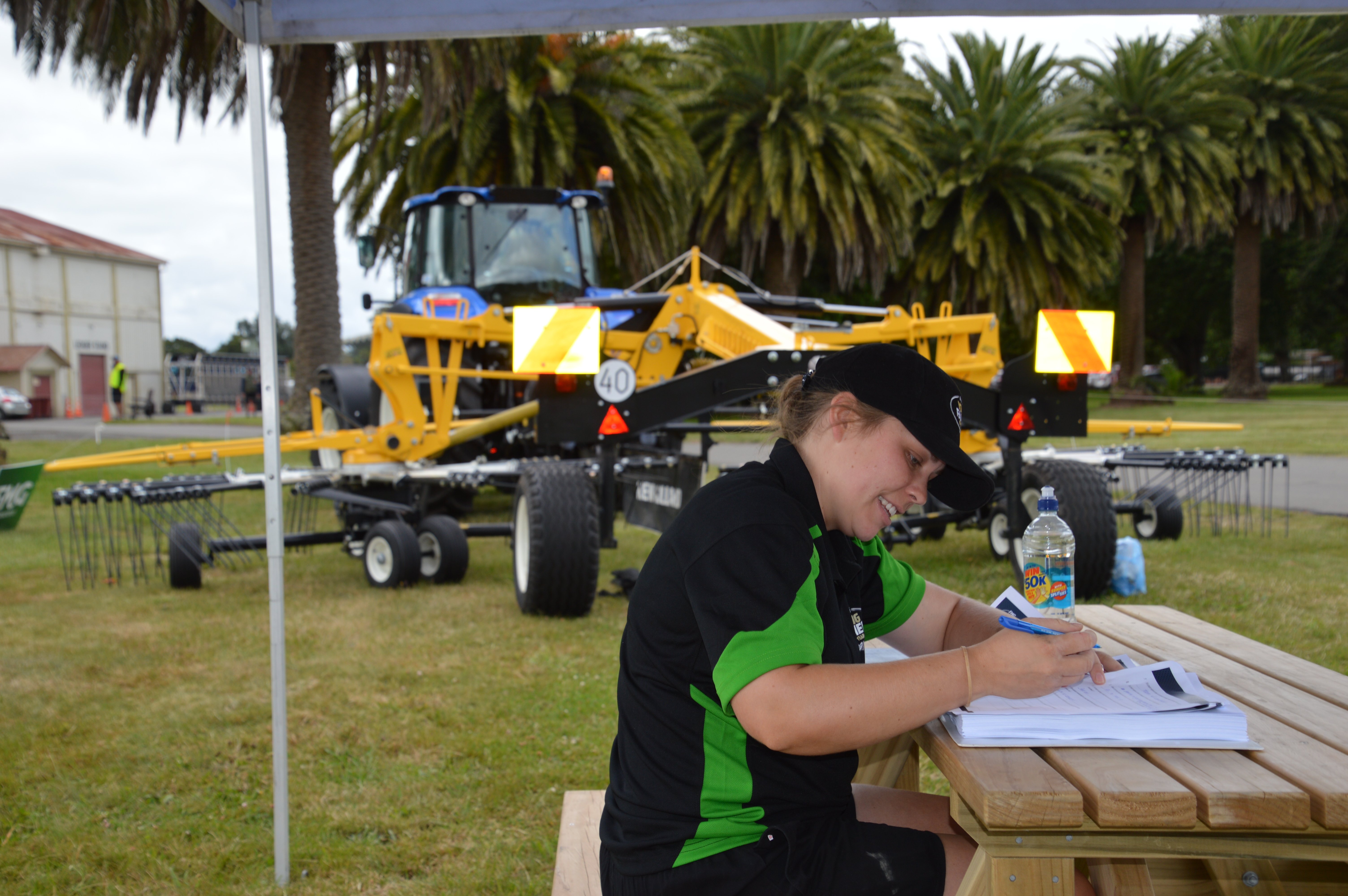 3rd place - Kate Stewart competing in a module during practical day 