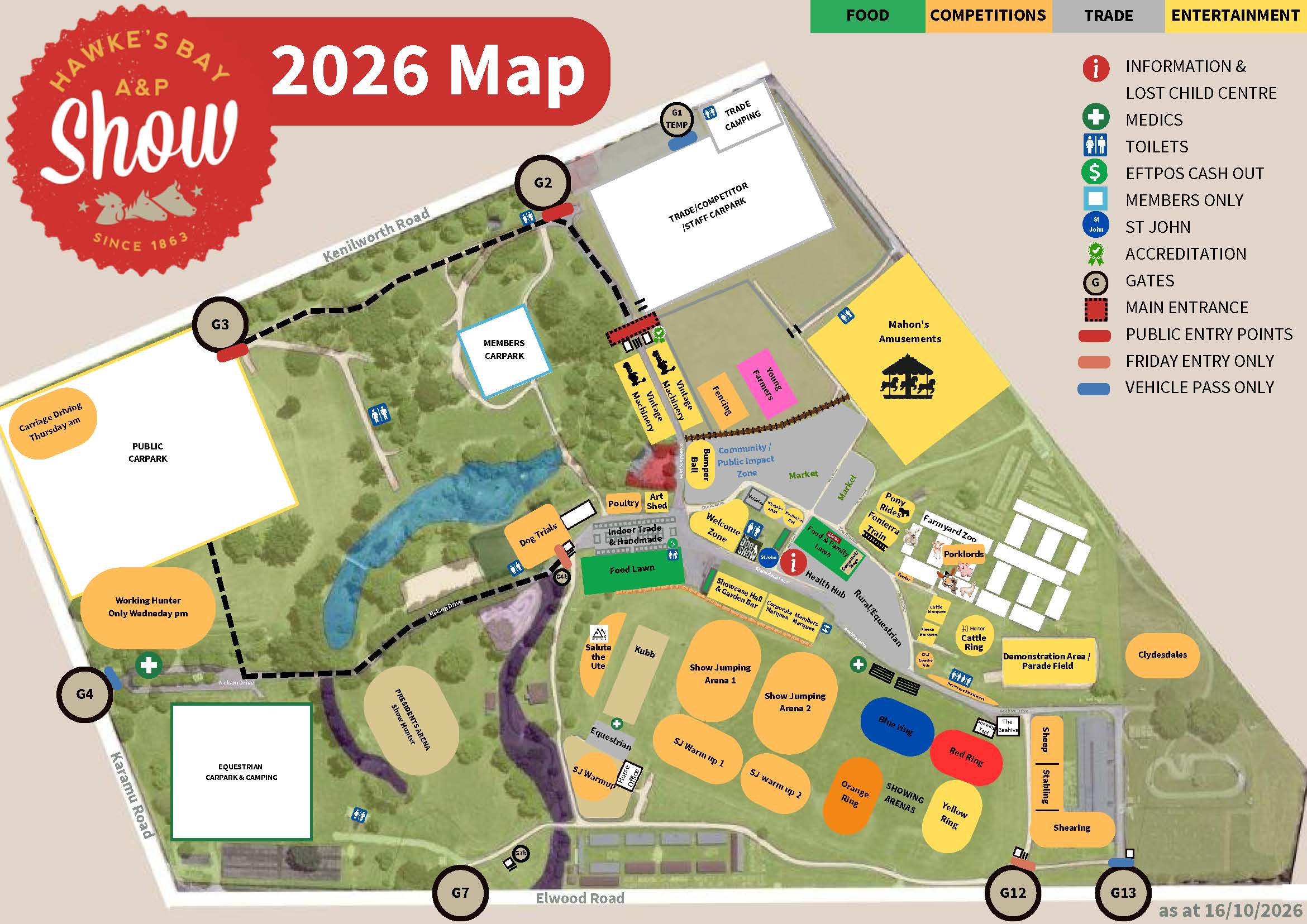 HB A&P Show map 2026 - FULL MAP